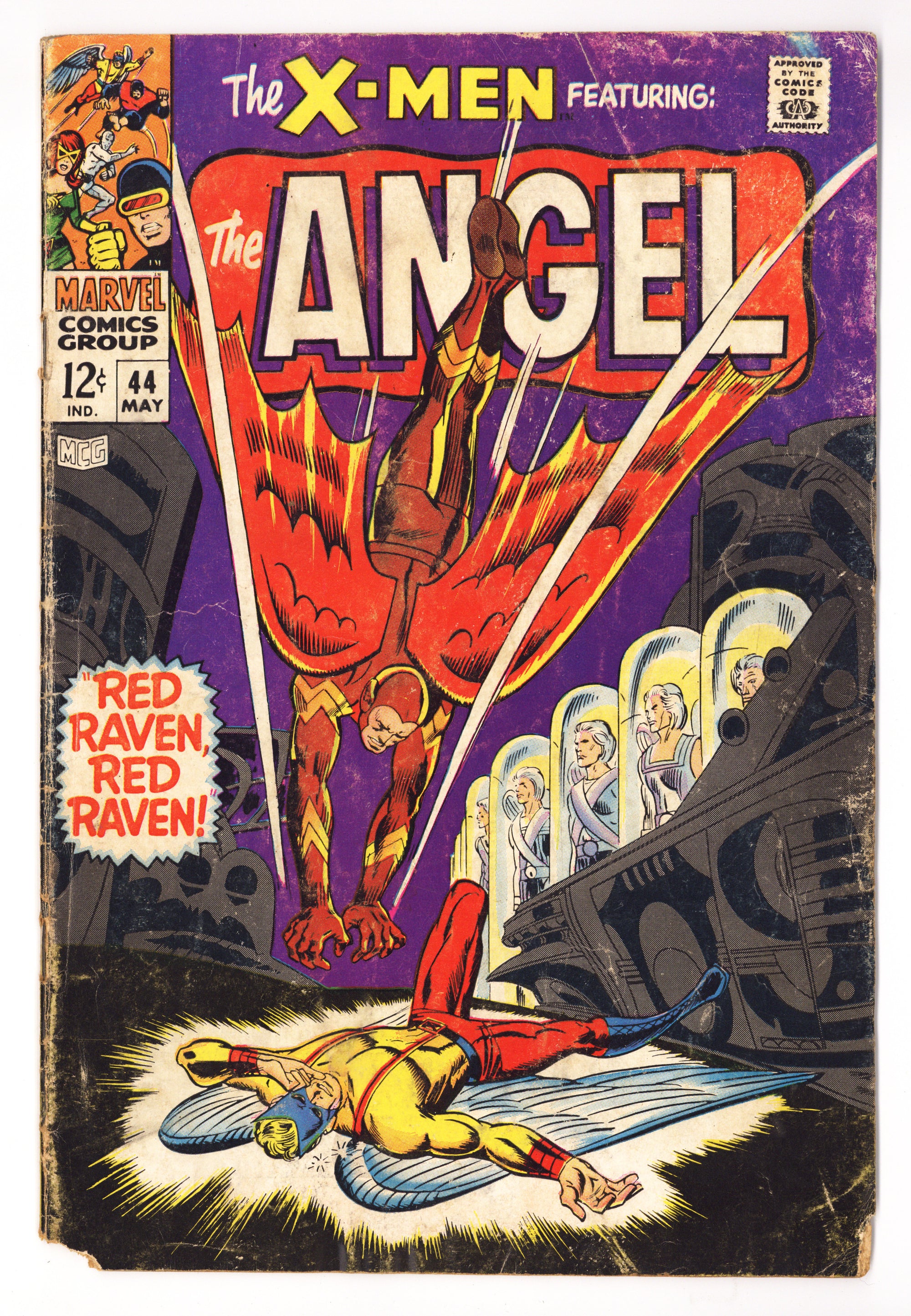 The X-Men Vol 1 44  GD+ (2.5)   (1968)        