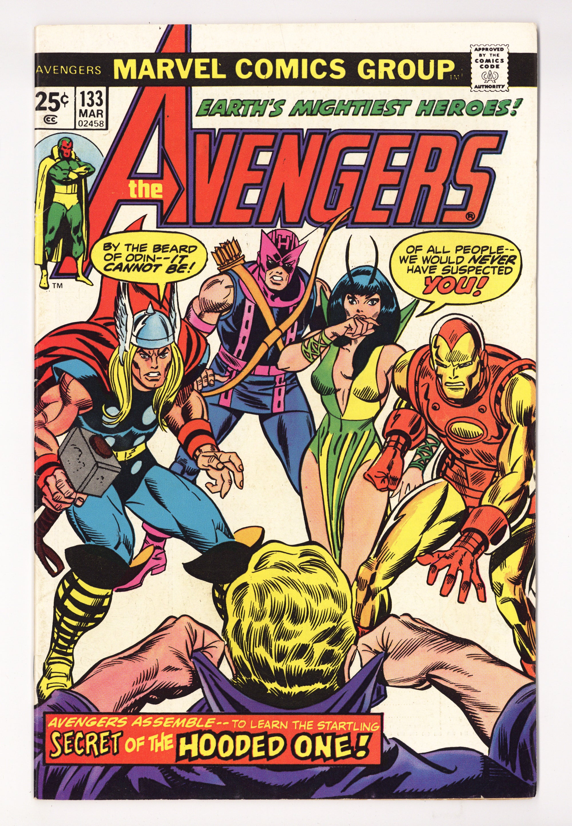The Avengers Vol 1 133  FN (6.0)   (1975)        