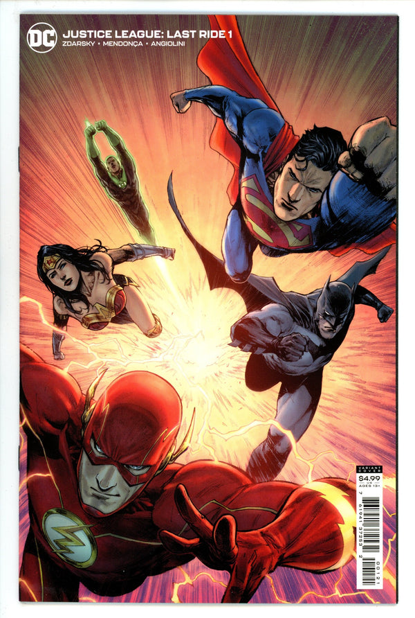 Justice League: Last Ride 1 High Grade (2021) Mendon√É¬ßa Variant