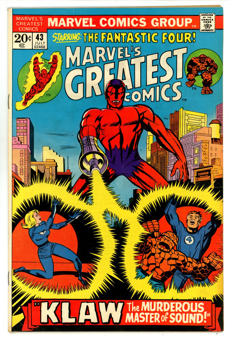 Marvel's Greatest Comics 43 FN (6.0) (1973) 