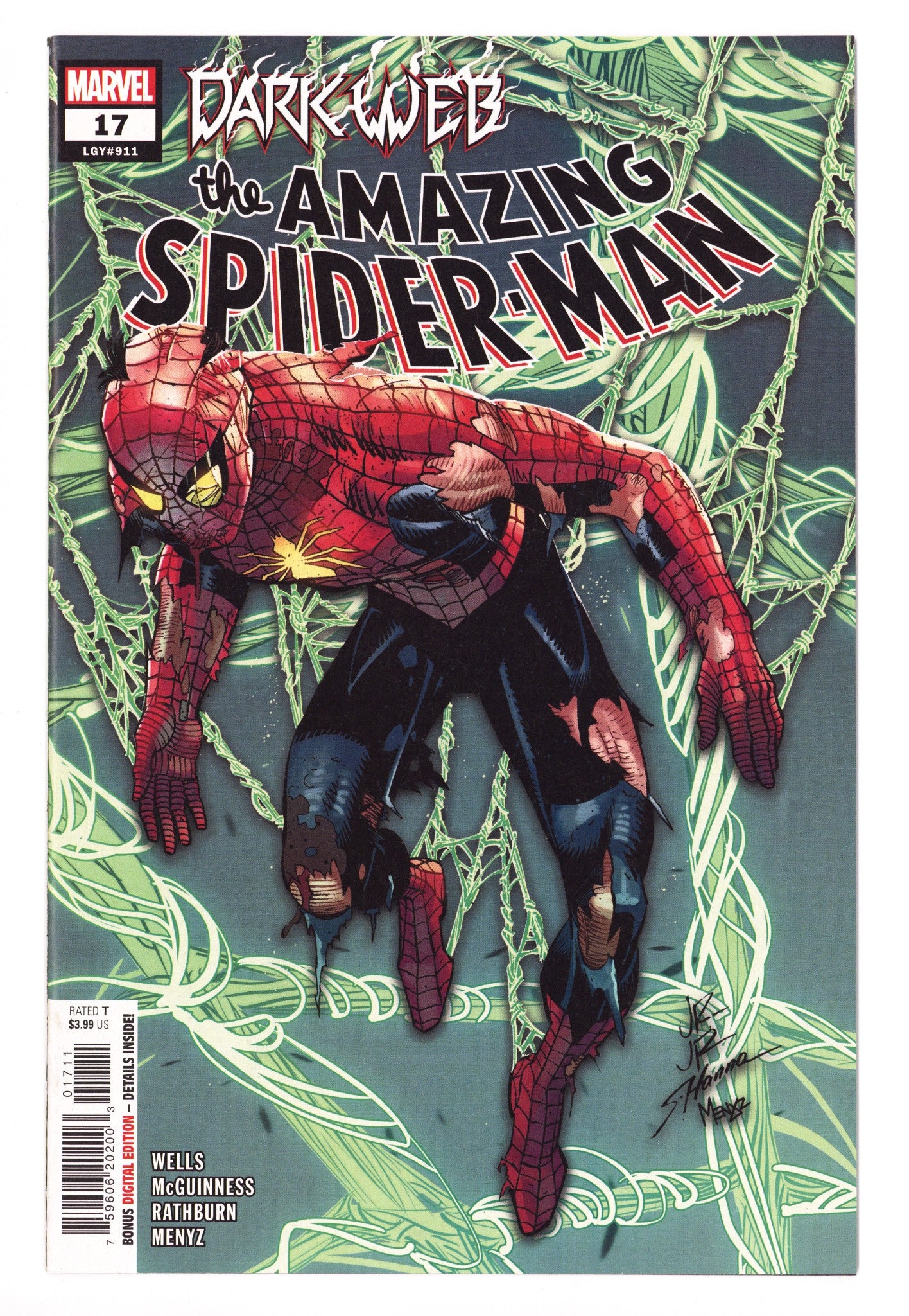 The Amazing Spider-Man Vol 6 17 (911) High Grade (2023) 