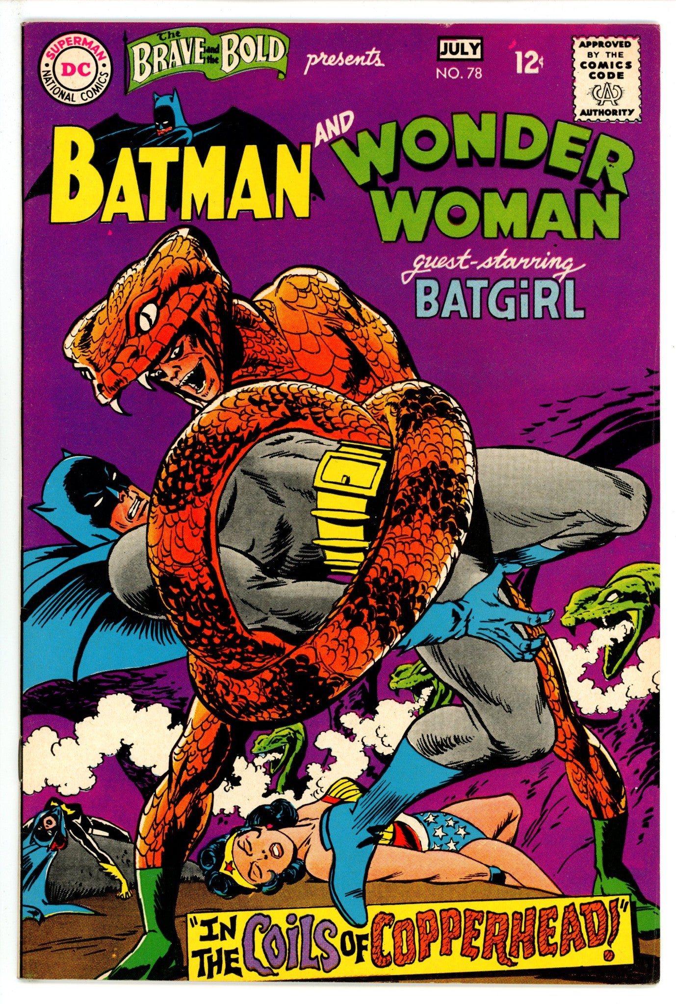 The Brave and the Bold Vol 1 78 VF+ (8.5) (1968) 