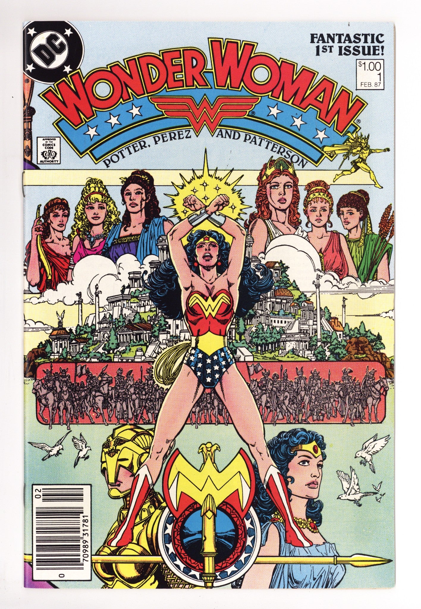Wonder Woman Vol 2 1 VF/NM (9.0) (1987) Canadian Price Variant 