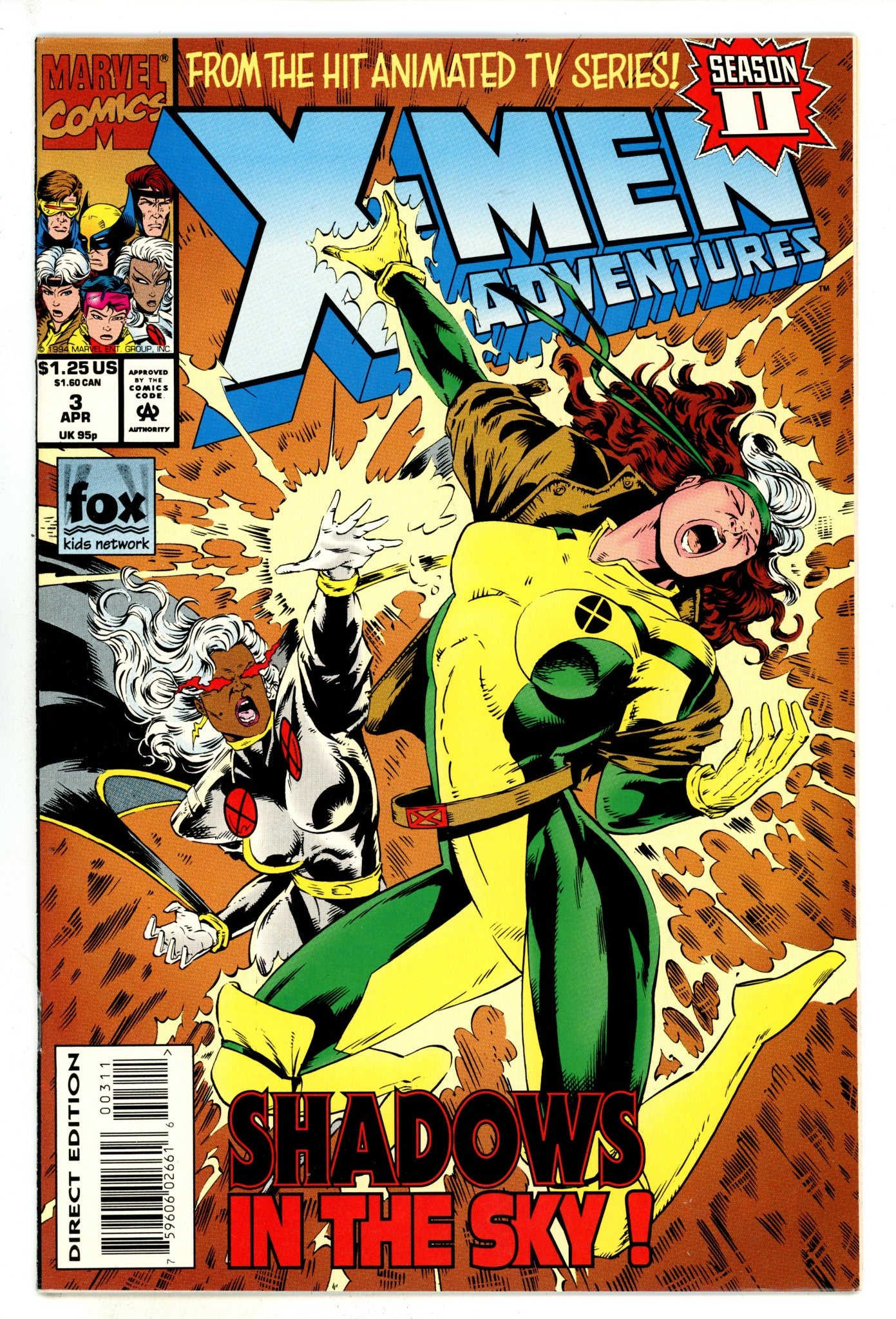 X-Men Adventures [II] 3 High Grade (1994) 