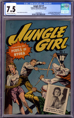 Jungle Girl 1 CGC 7.5 (VF-) (1942) thumbnail