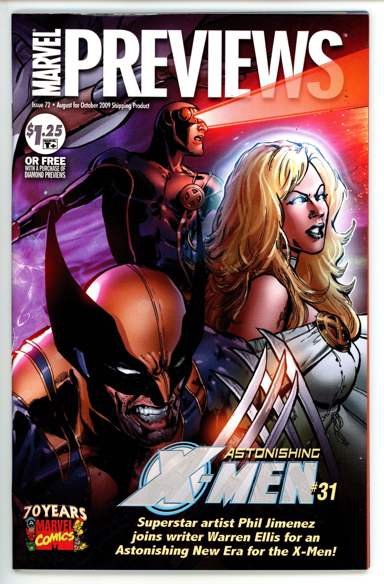 Marvel Previews Vol 1 72 High Grade (2009)