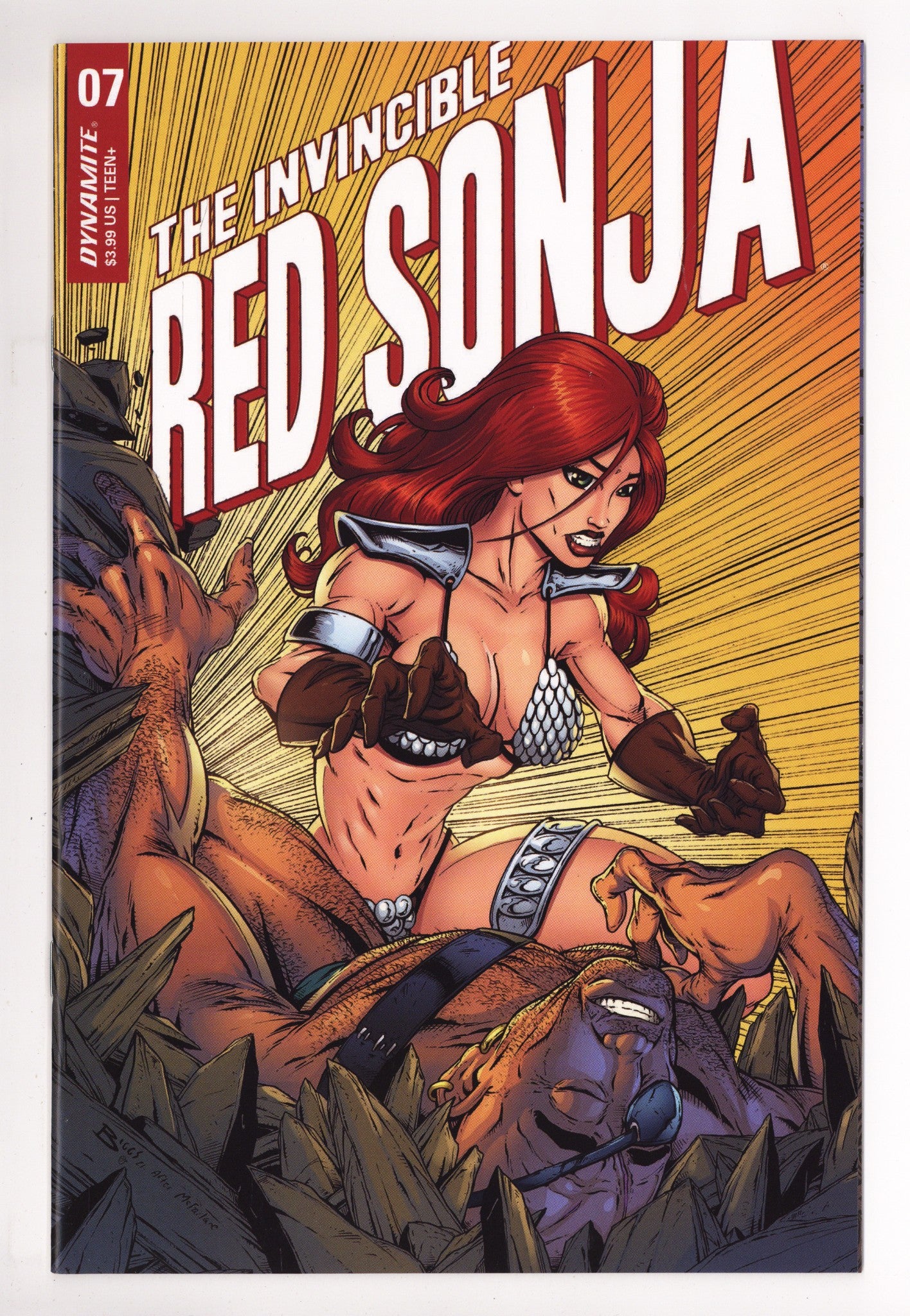 The Invincible Red Sonja   7  High Grade   (2022) Biggs     Variant  