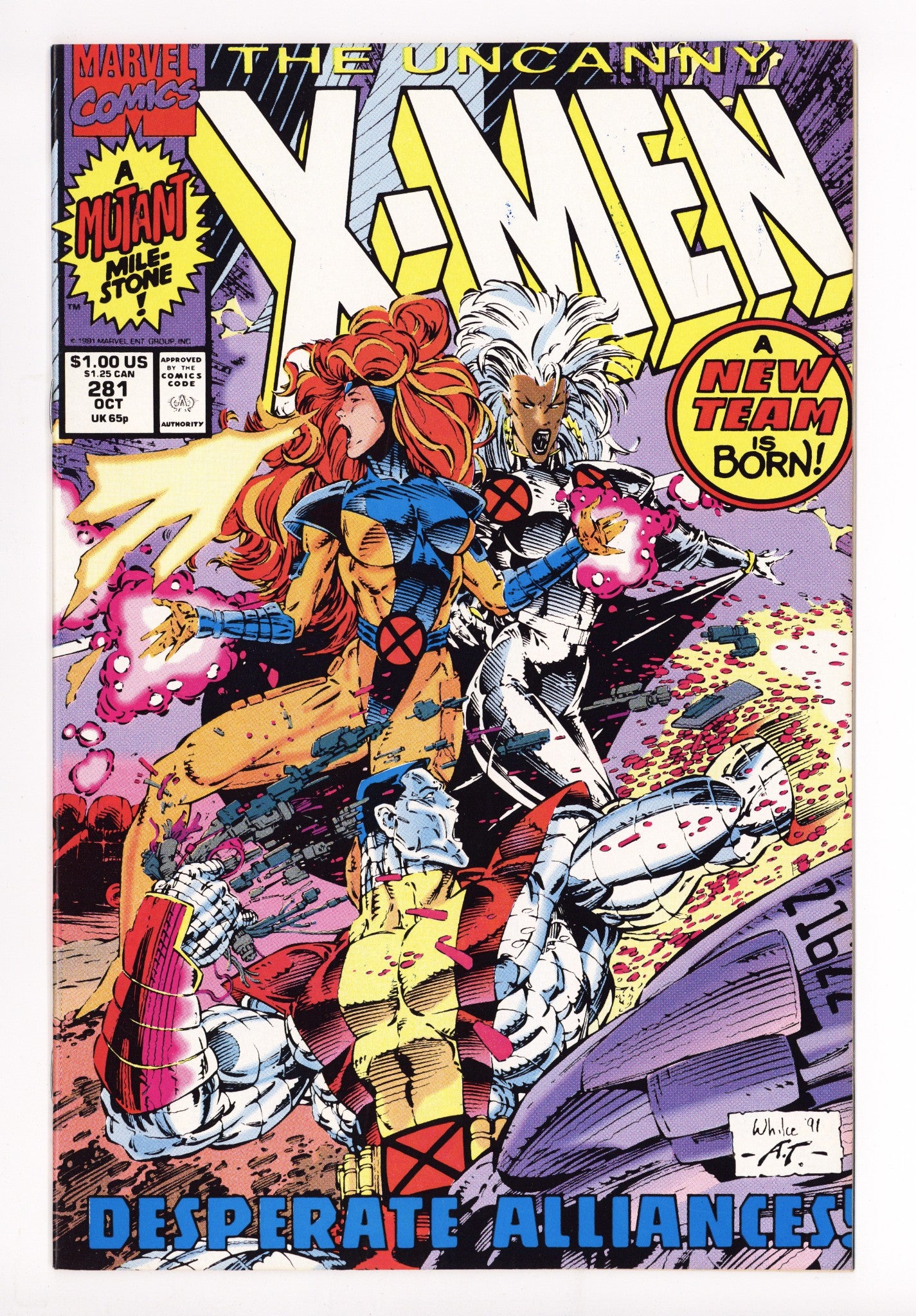 The Uncanny X-Men Vol 1 281 High Grade (1991) 