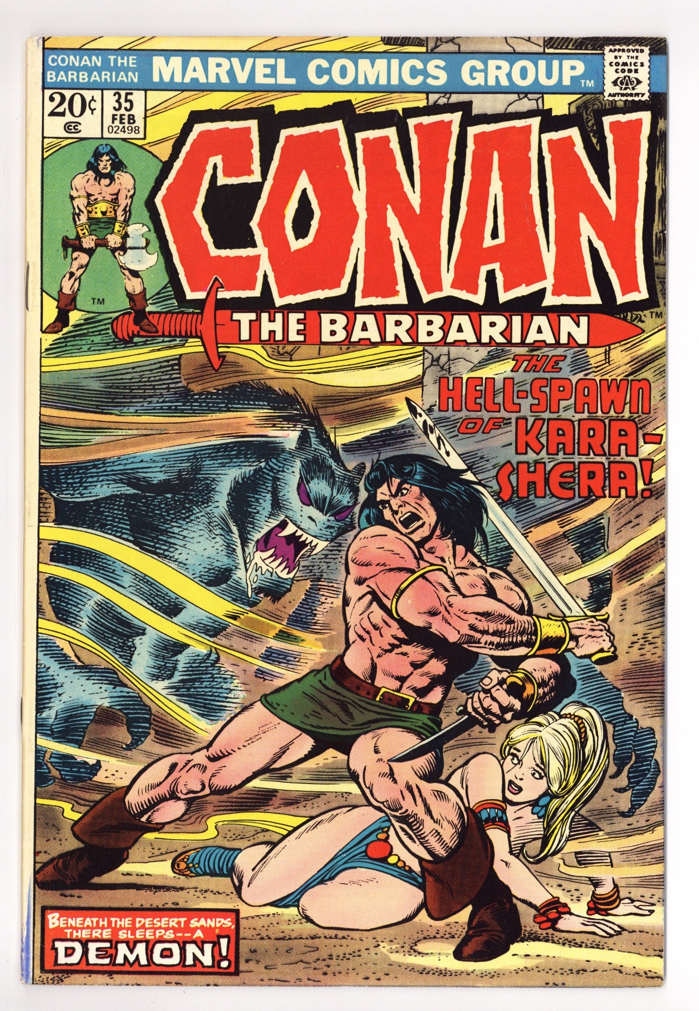 Conan the Barbarian Vol 1 35 FN- (5.5) (1974) 