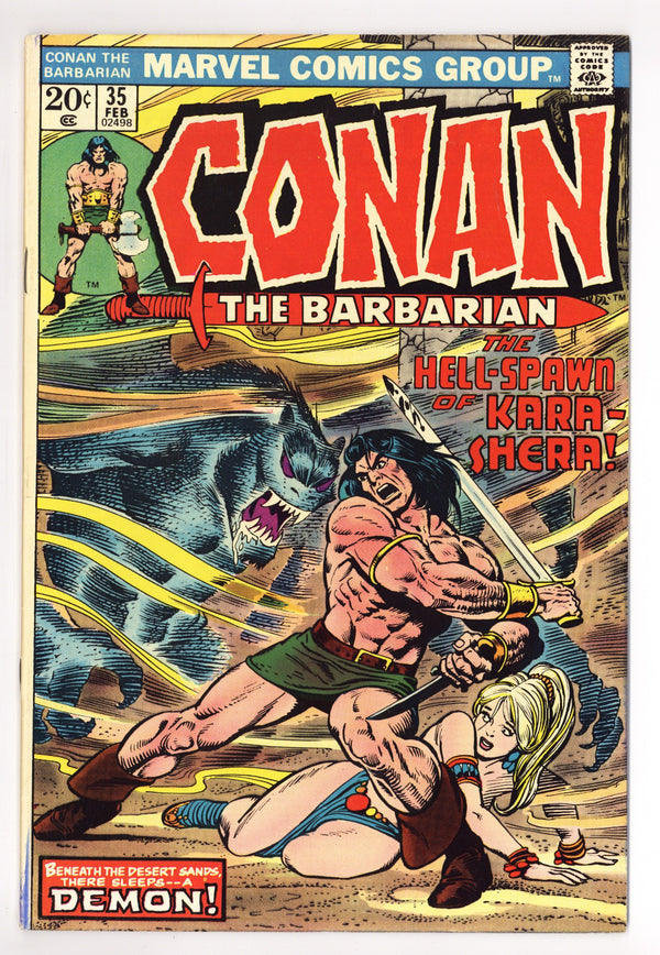 Conan the Barbarian Vol 1 35 FN- (5.5) (1974)