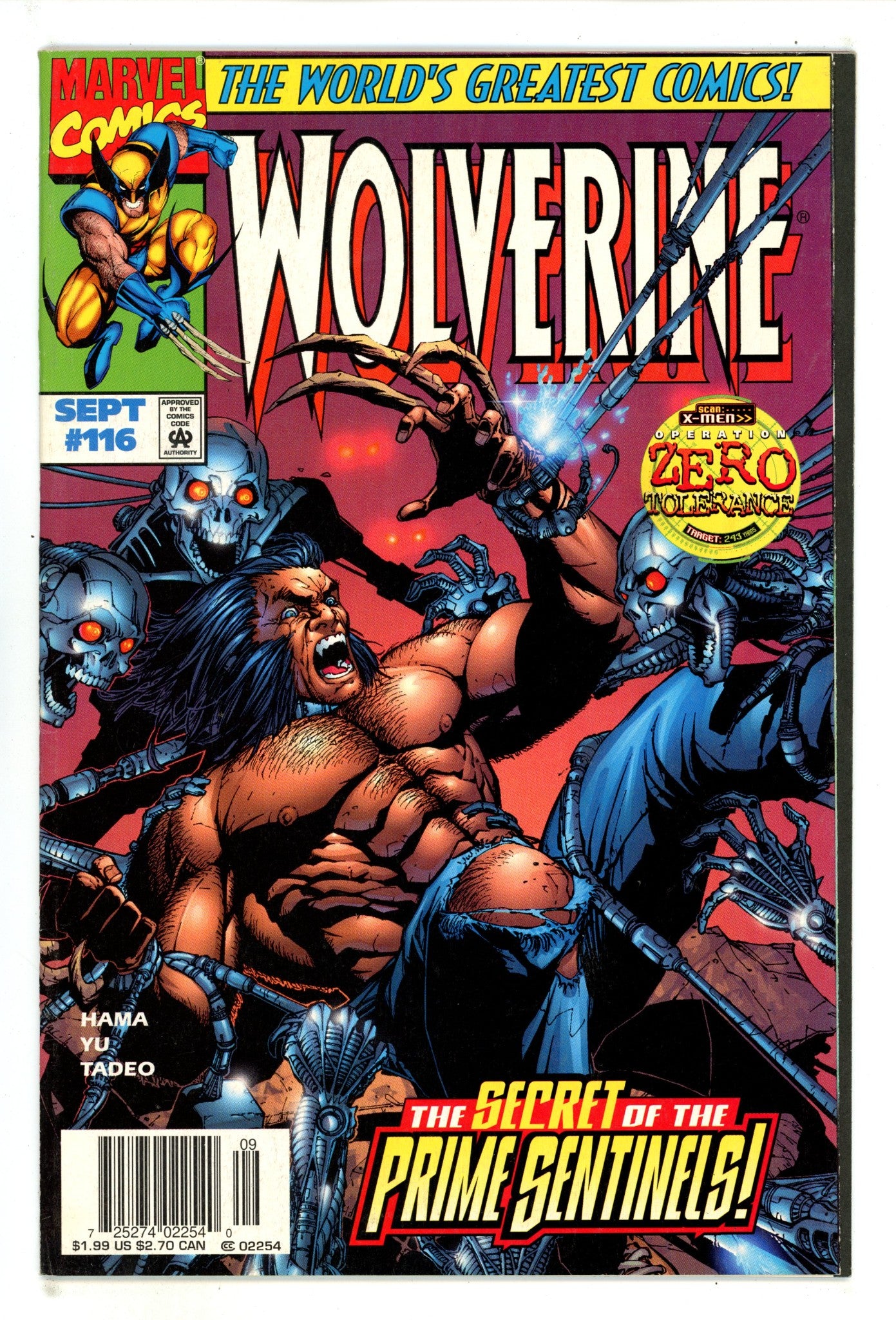 Wolverine Vol 2 116 Mid Grade (1997) Newsstand 