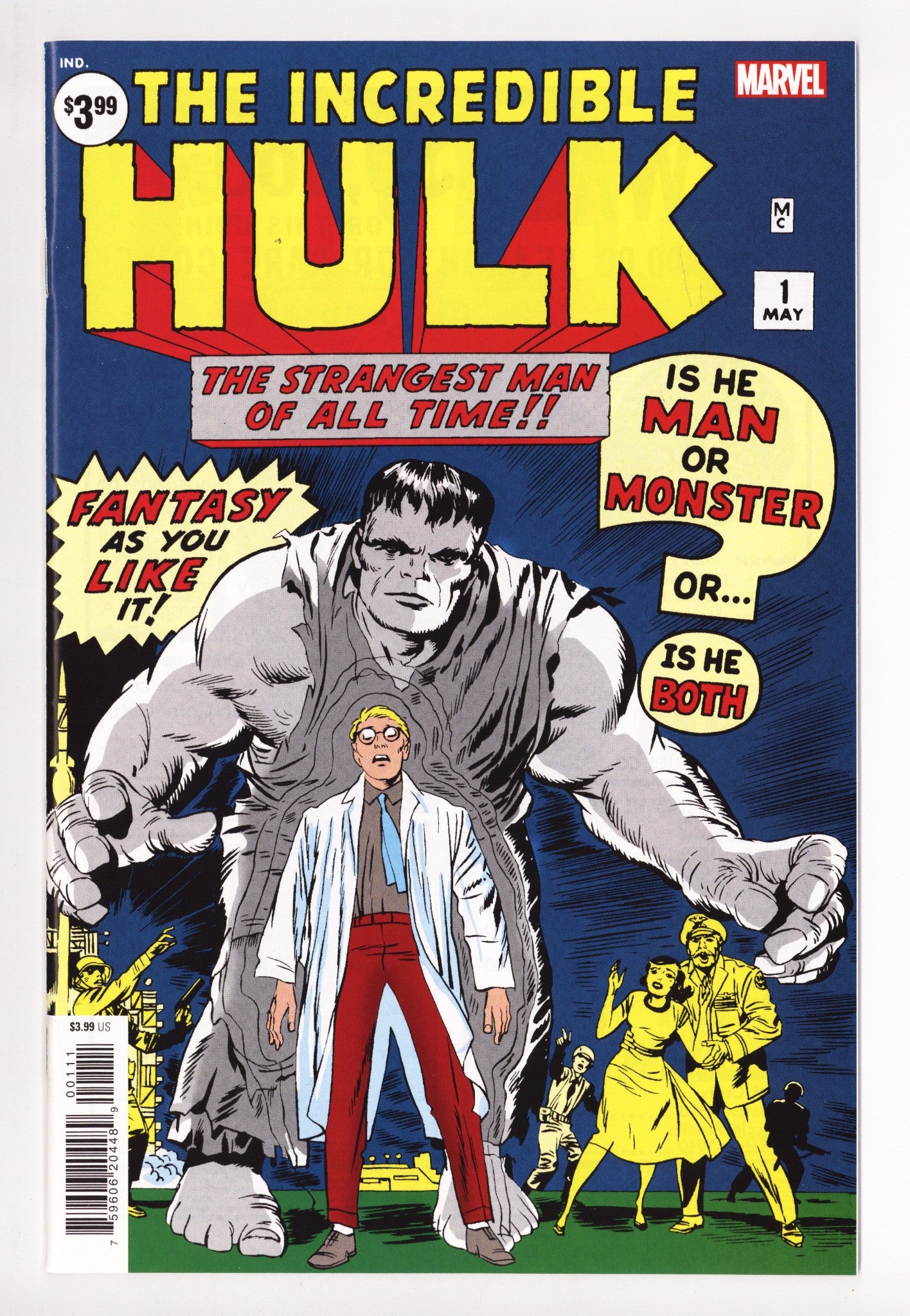 Incredible Hulk No. 1 Facsimile Edition [nn] NM- (9.2) (2022) 