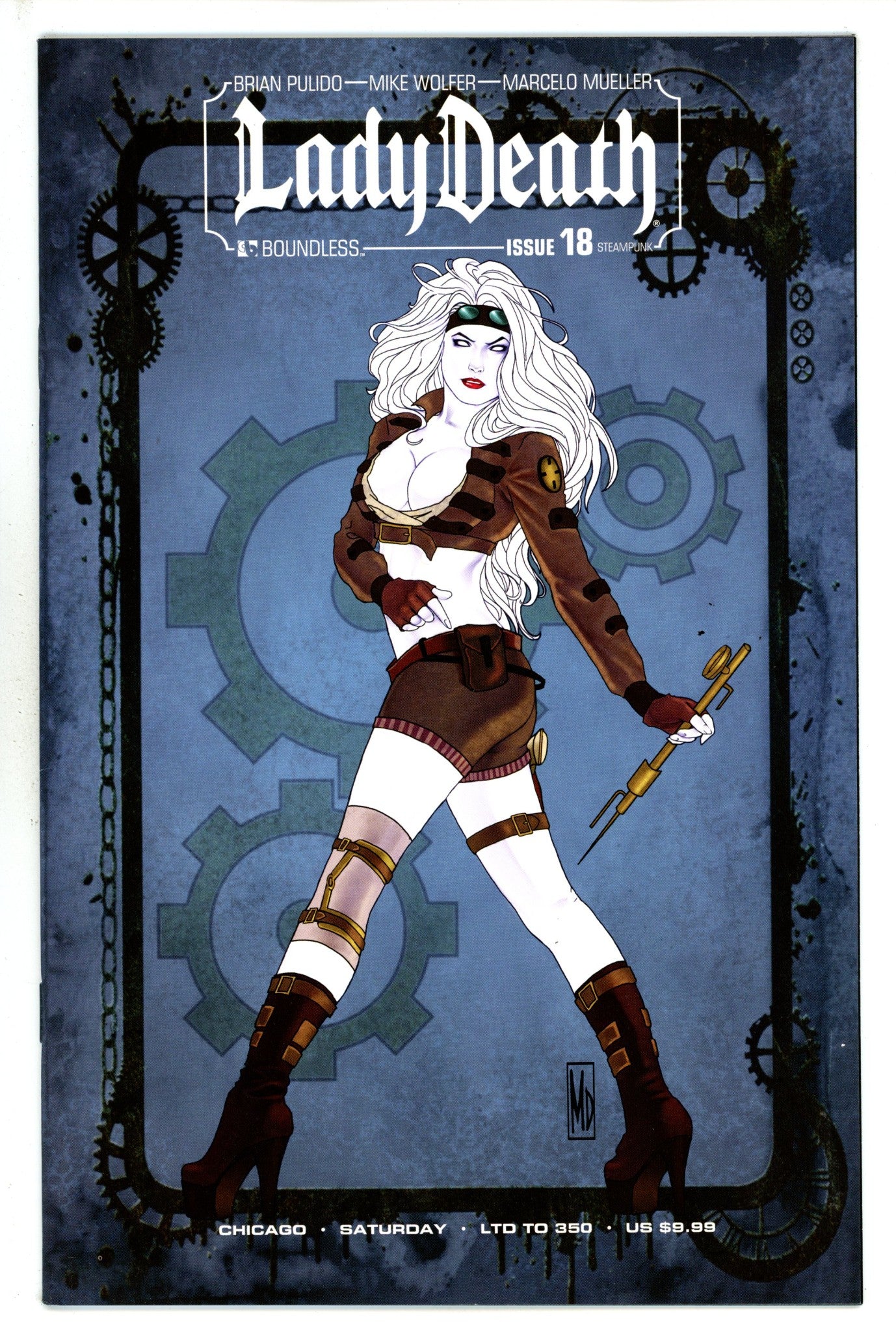 Lady Death Vol 3 18 Dipascale Saturday Chicago Variant NM (2012)