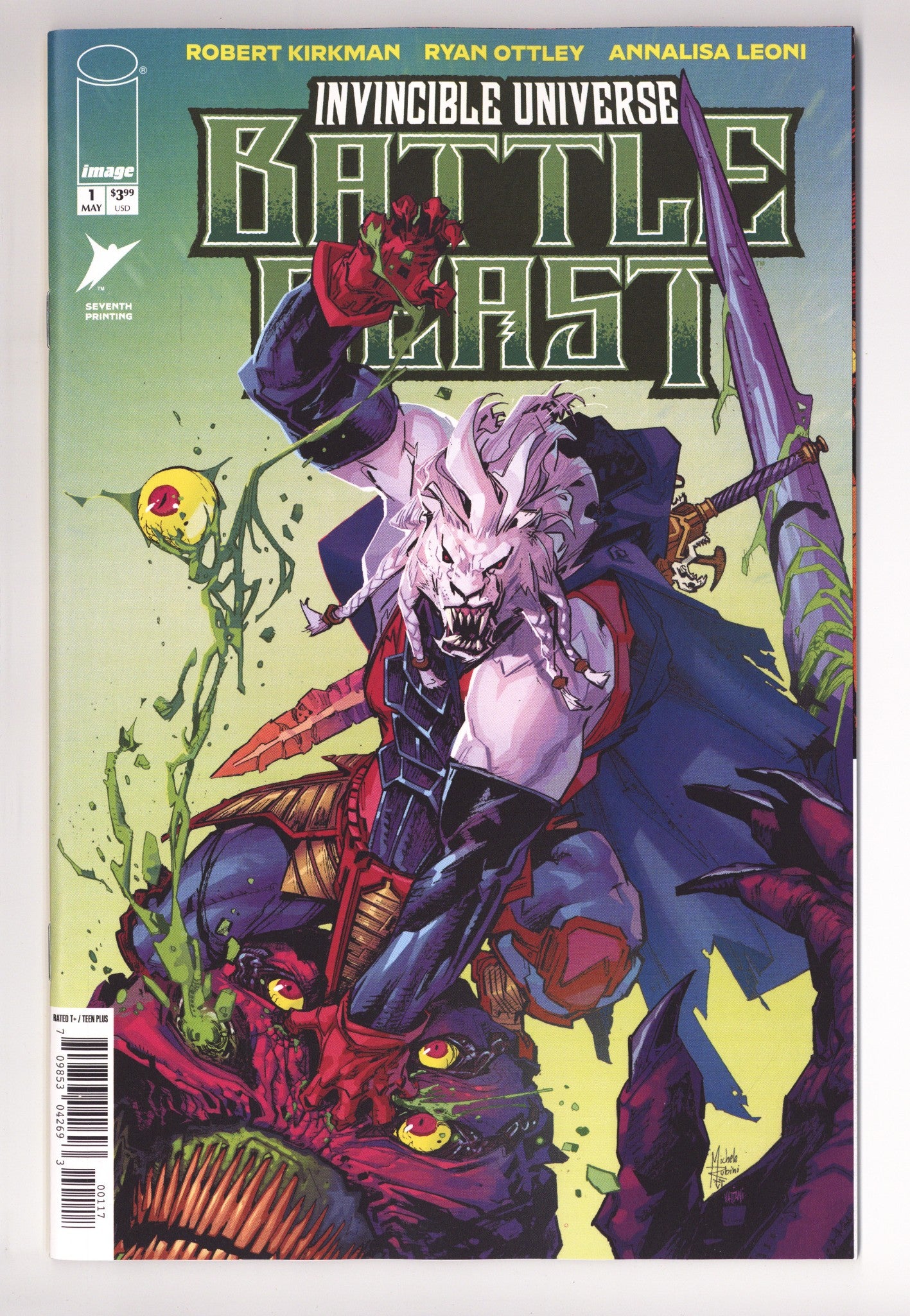 Invincible Universe Battle Beast  1   7Th Print   (2026)
