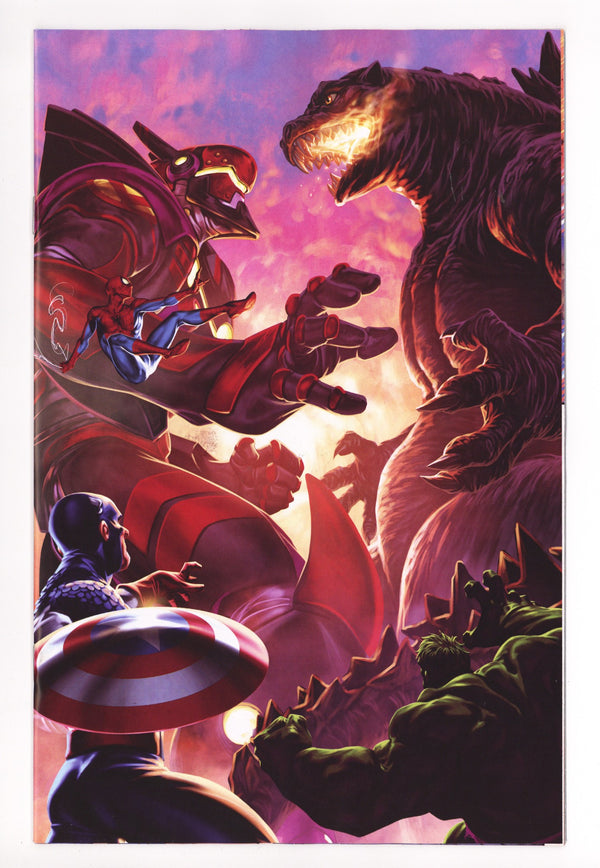 Godzilla Destroys The Marvel Universe Vol ` 5 Brooks Virgin Incentive NM- (2025)