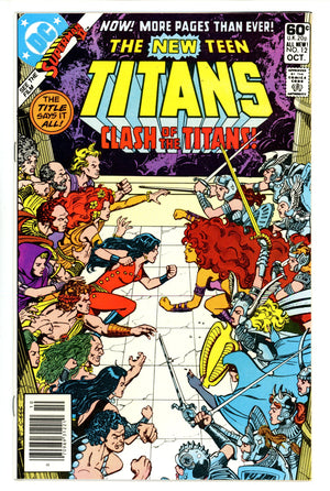 The New Teen Titans Vol 1 12 Newsstand (1981)