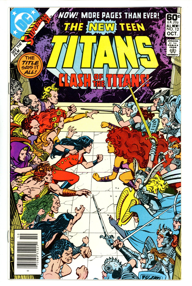 The New Teen Titans Vol 1 12 Newsstand (1981)