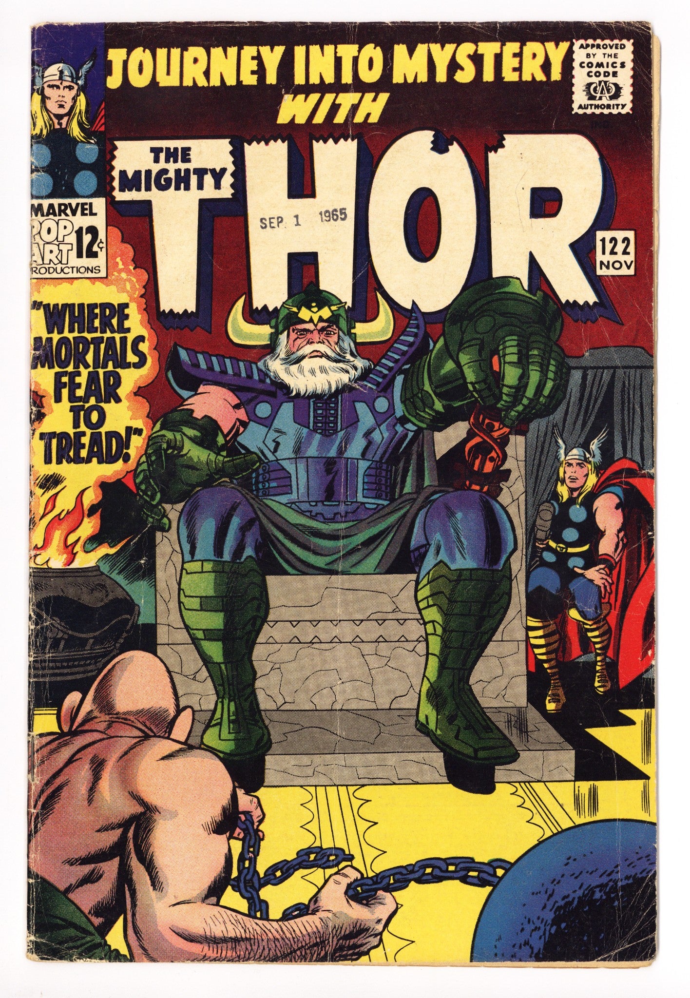 Journey into Mystery Vol 1 122 VG- (3.5) (1965) 