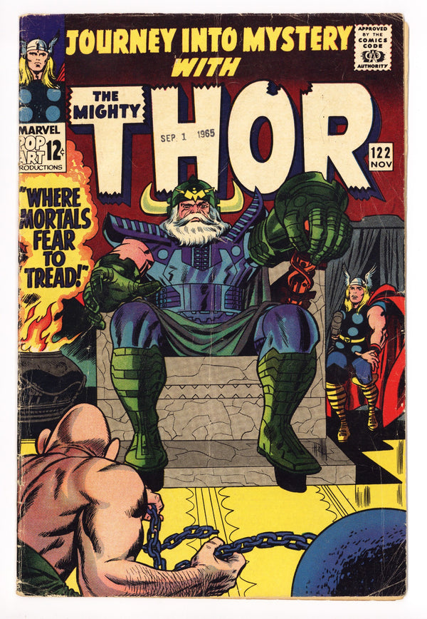 Journey into Mystery Vol 1 122 VG- (3.5) (1965)