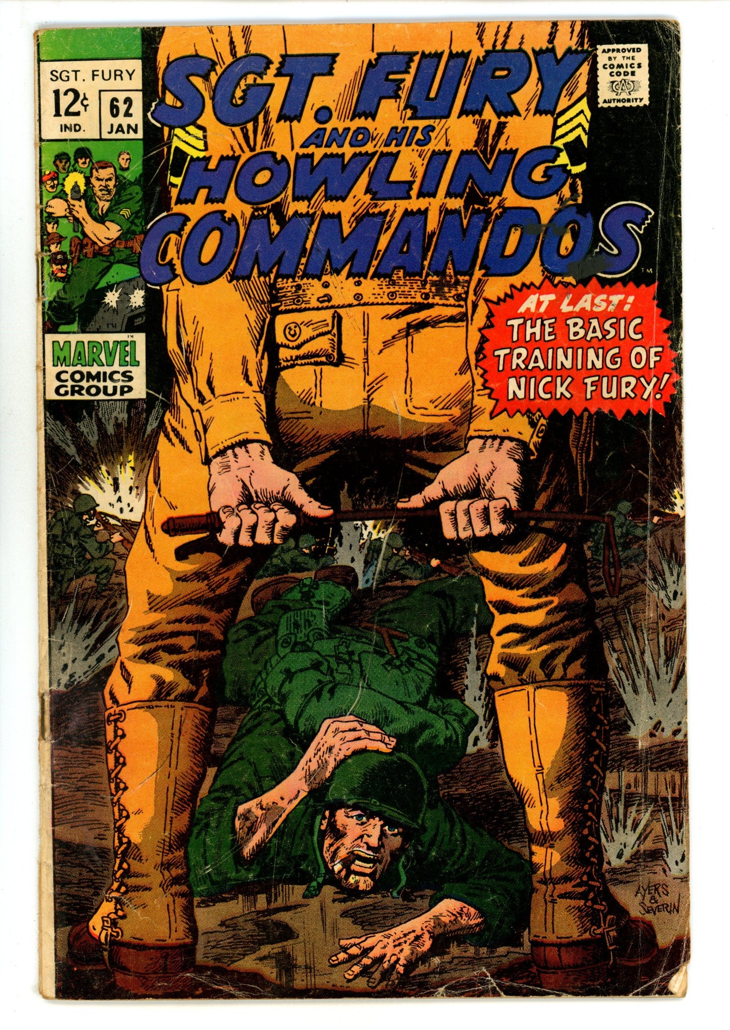 Sgt. Fury 62 VG- (3.5) (1969) 