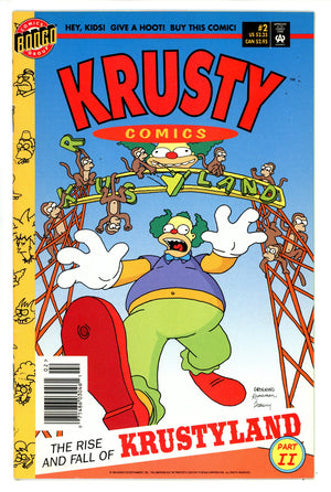 Krusty Comics 2 Newsstand FN/VF (7.0) (1995)
