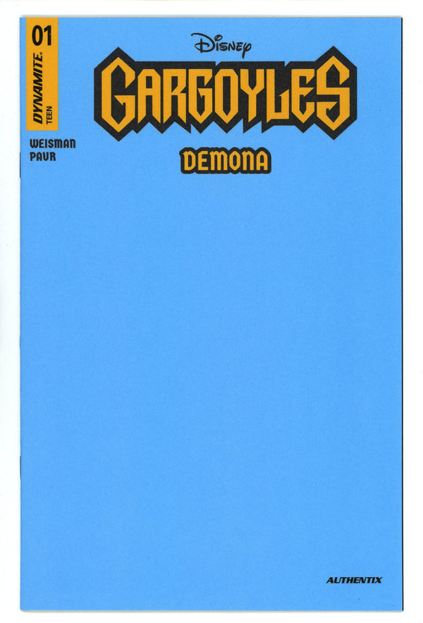 Gargoyles Demona 1 Blue Blank Variant (2025)