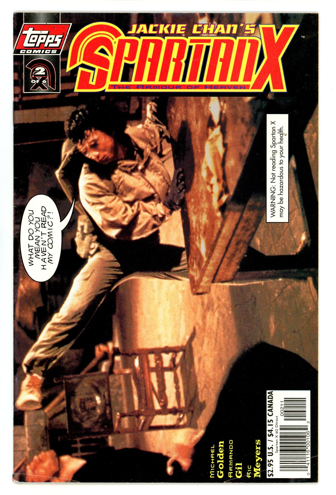 Jackie Chan's Spartan X: The Armour of Heaven 2 Low Grade (1997) Photo Variant 