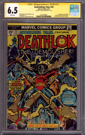 Astonishing Tales Vol 1 25 CGC 6.5 (FN+) (1974) Signed x1 Cover Klaus Janson