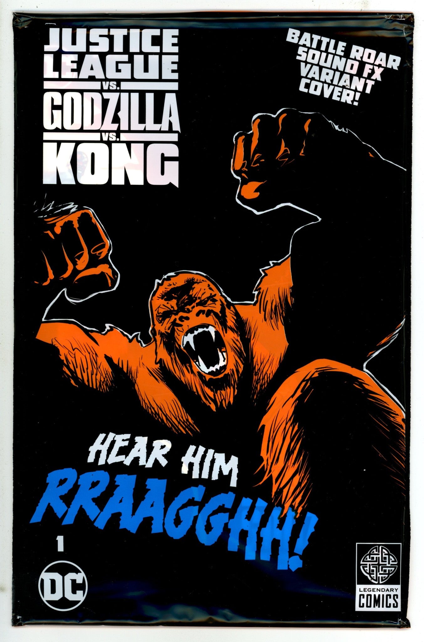 Justice League Vs Godzilla Vs Kong 1 Duce King Kong Roar Sound Effect Sealed Variant (2023)