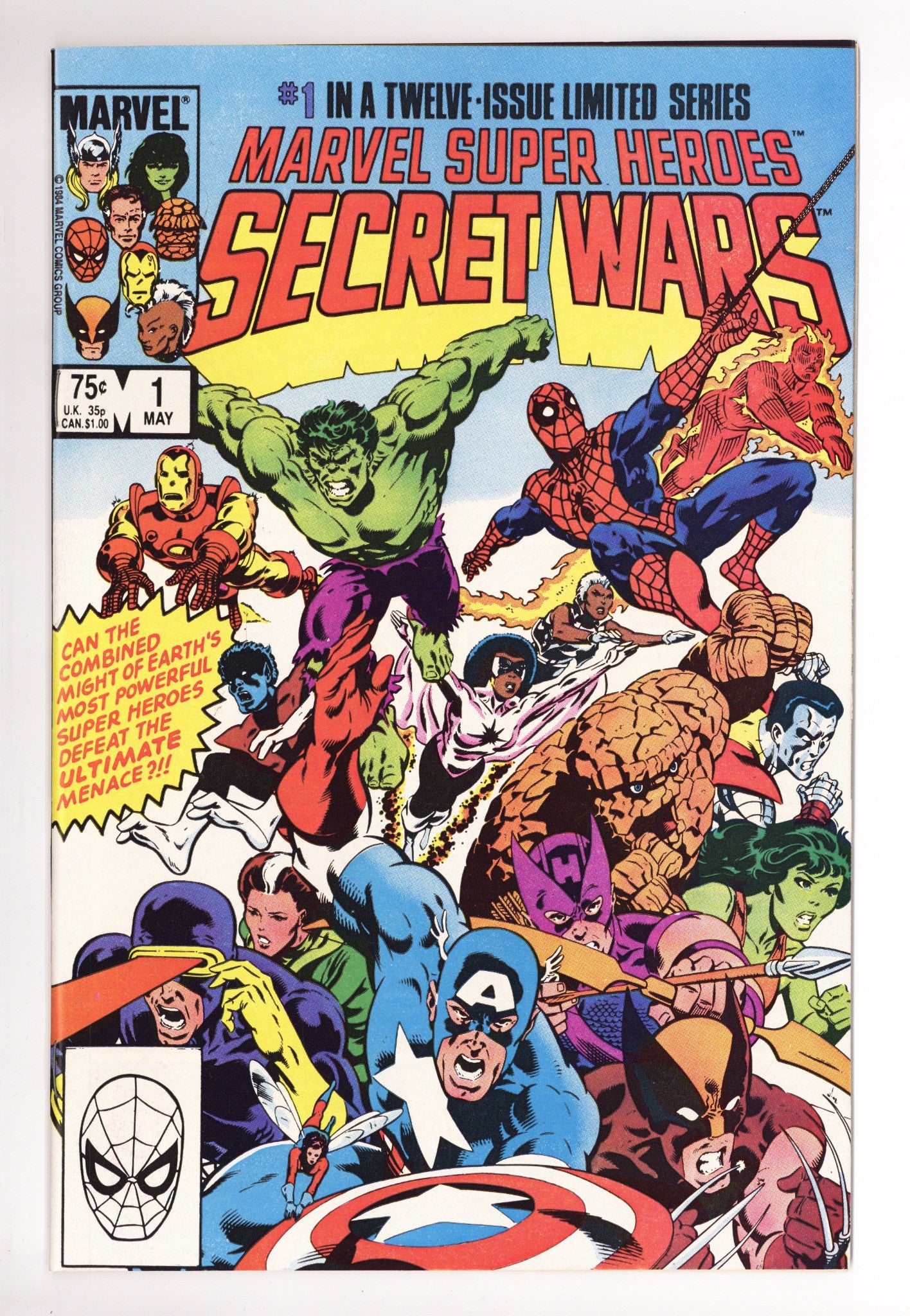 Marvel Super-Heroes Secret Wars 1 NM- (9.2) (1984) 