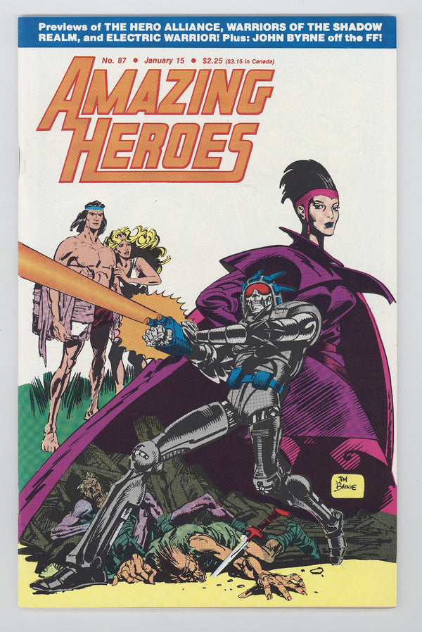 Amazing Heroes 87 NM- (9.2) (1986)