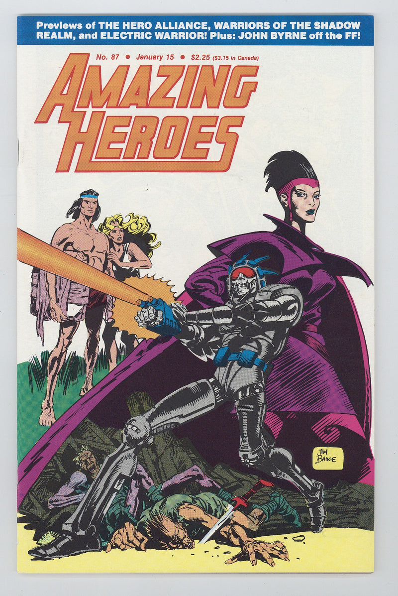 Amazing Heroes 87 NM- (9.2) (1986) 