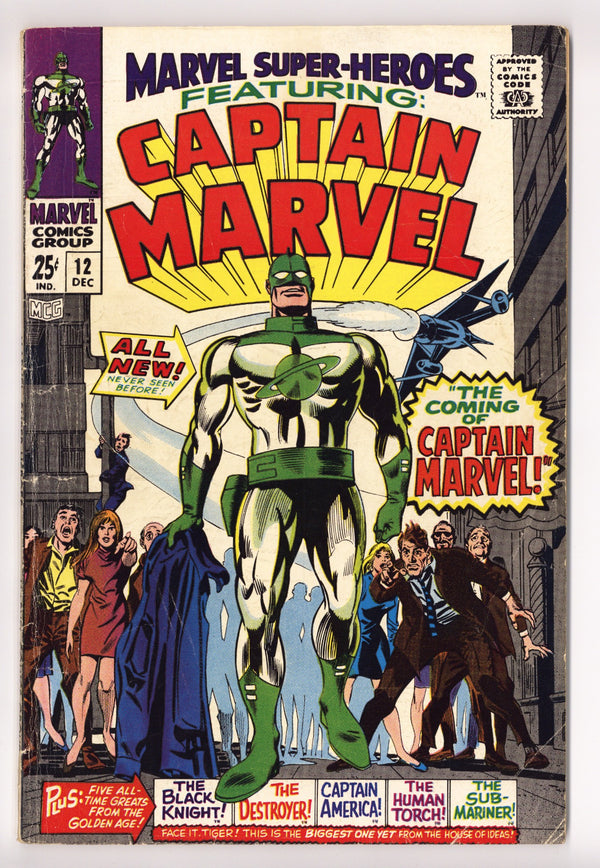 Marvel Super-Heroes Vol 1 12 VG (4.0) (1967)
