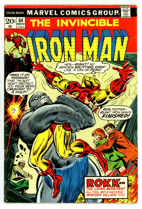 Iron Man Vol 1 64 FN- (5.5) Mark Jewellers (1973)
