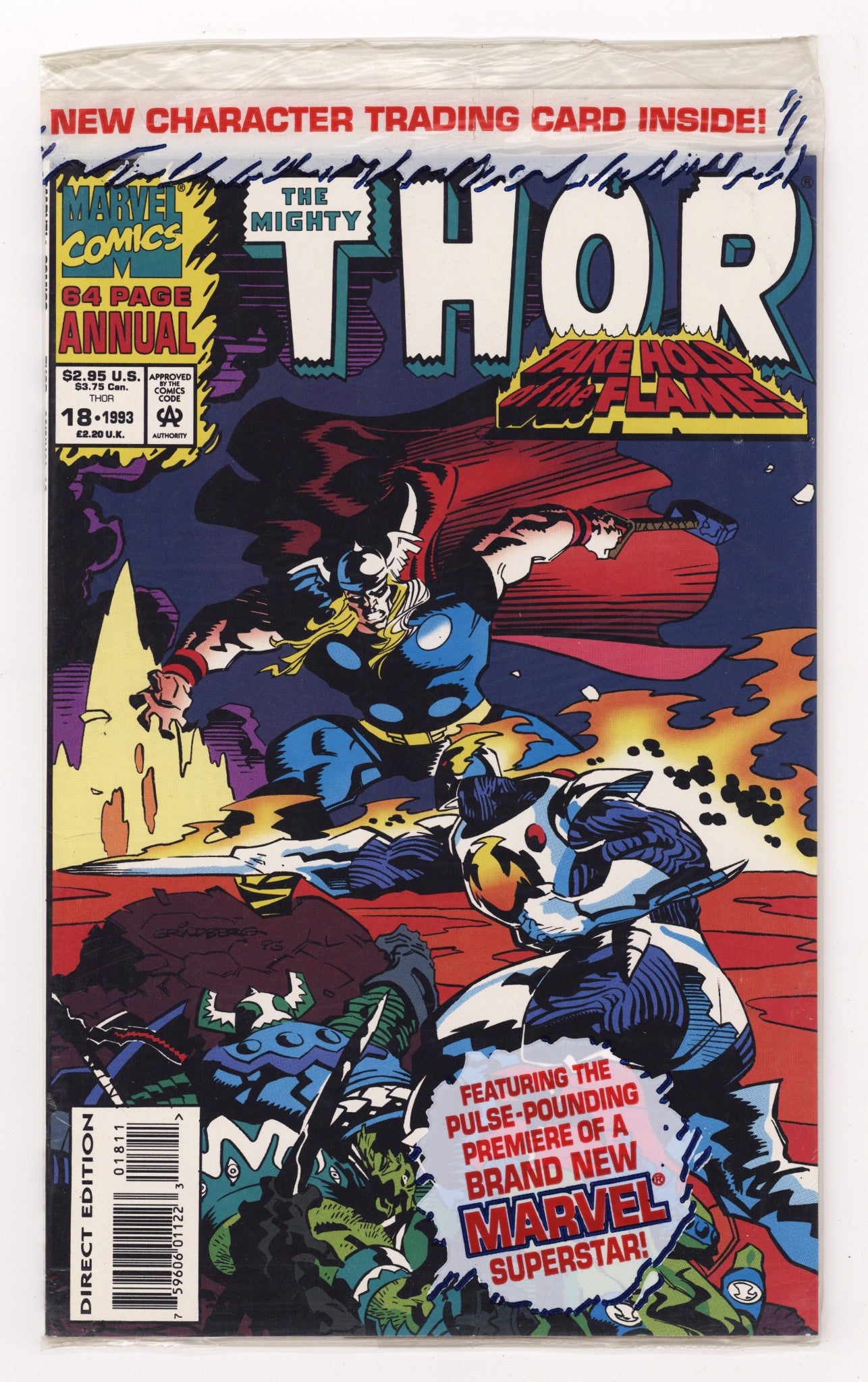 Thor Annual Vol 1 18 High Grade (1993) Sealed 