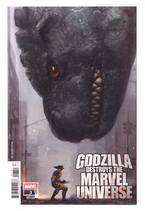 Godzilla Destroys The Marvel Universe 3 Wachter Variant (2025)