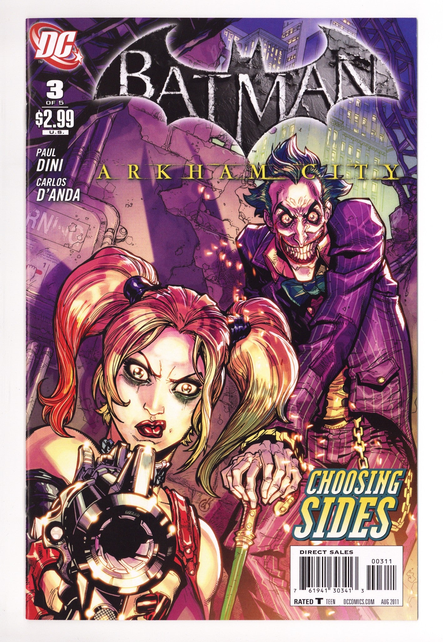 Batman: Arkham City 3 Mid Grade (2011) 