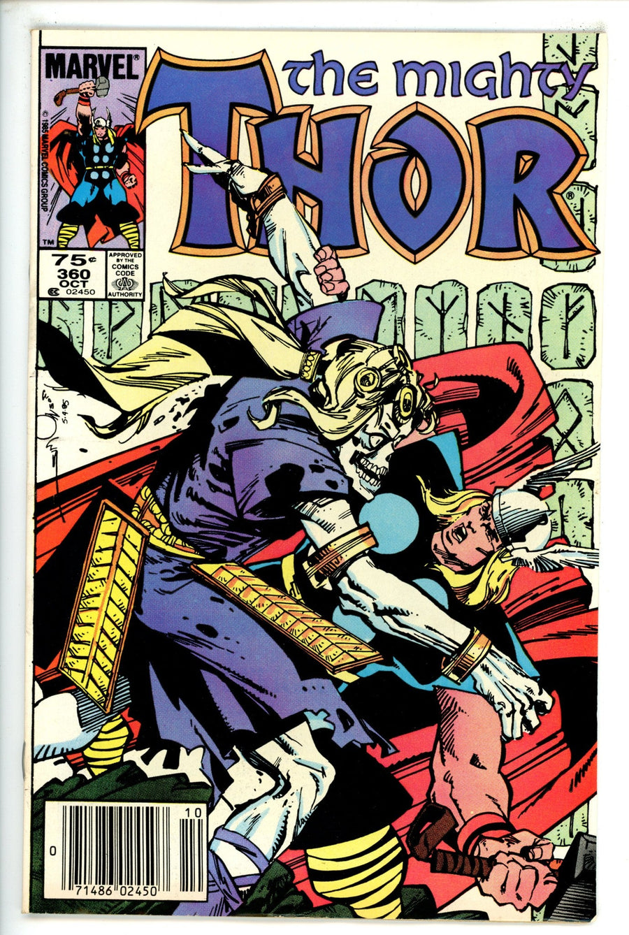Thor Vol 1 360  Mid Grade   (1985)   Canadian Price Variant