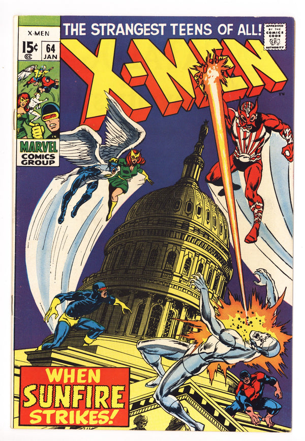 The X-Men Vol 1 64 VF (8.0) (1970)