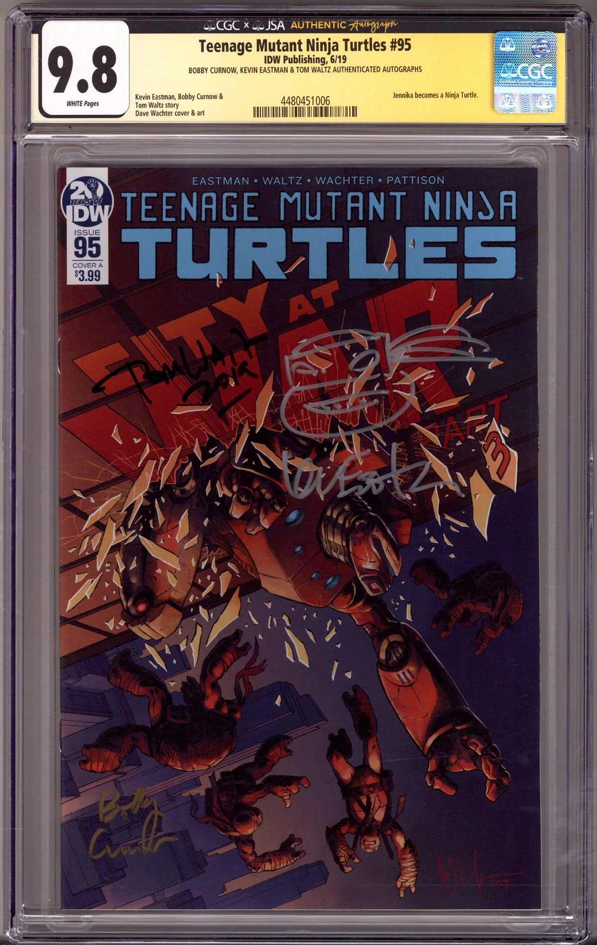 Teenage Mutant Ninja Turtles Vol 5 95 CGC 9.8 (NM/M) | CaptCan