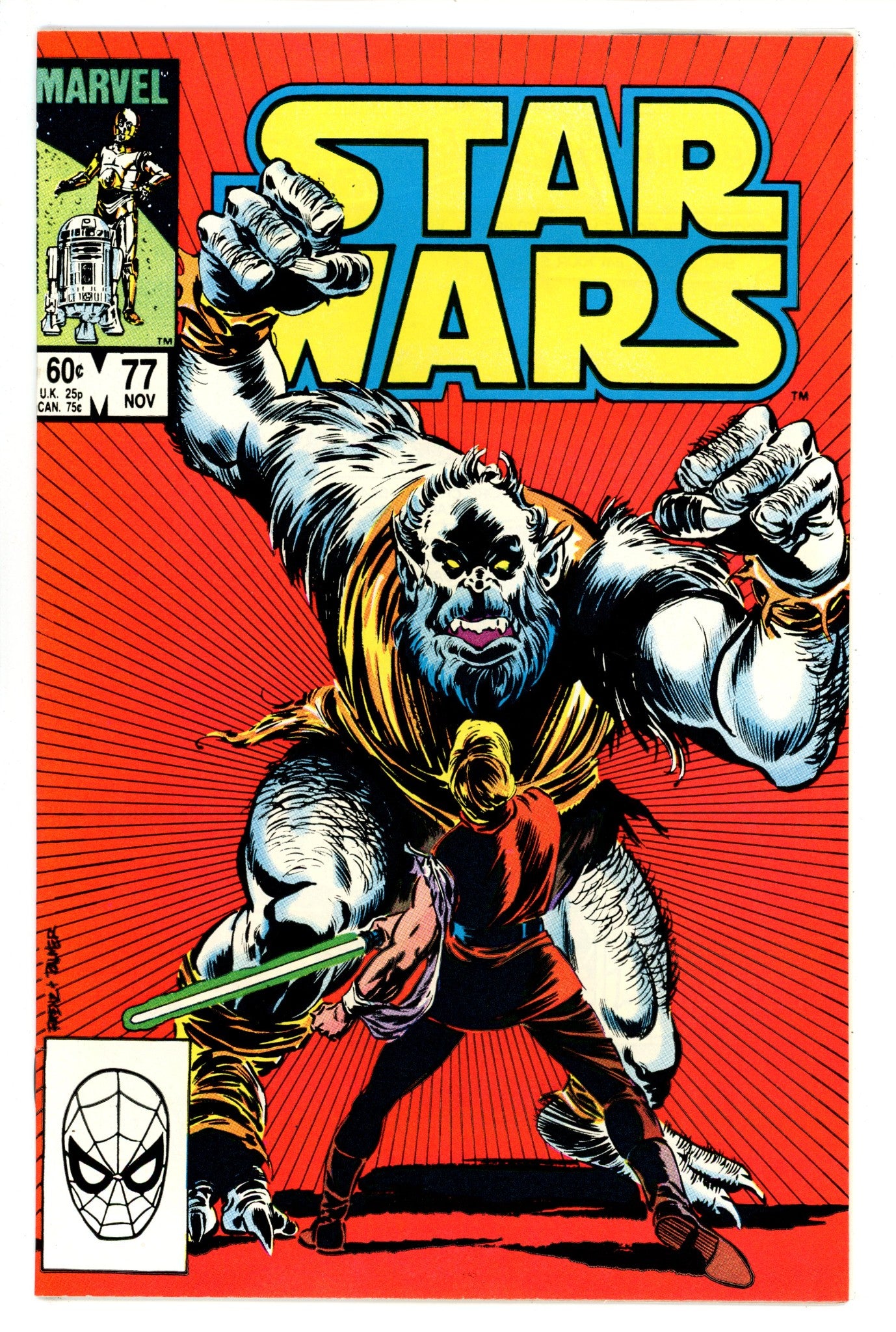 Star Wars Vol 1 77 NM- (9.2) (1983) 