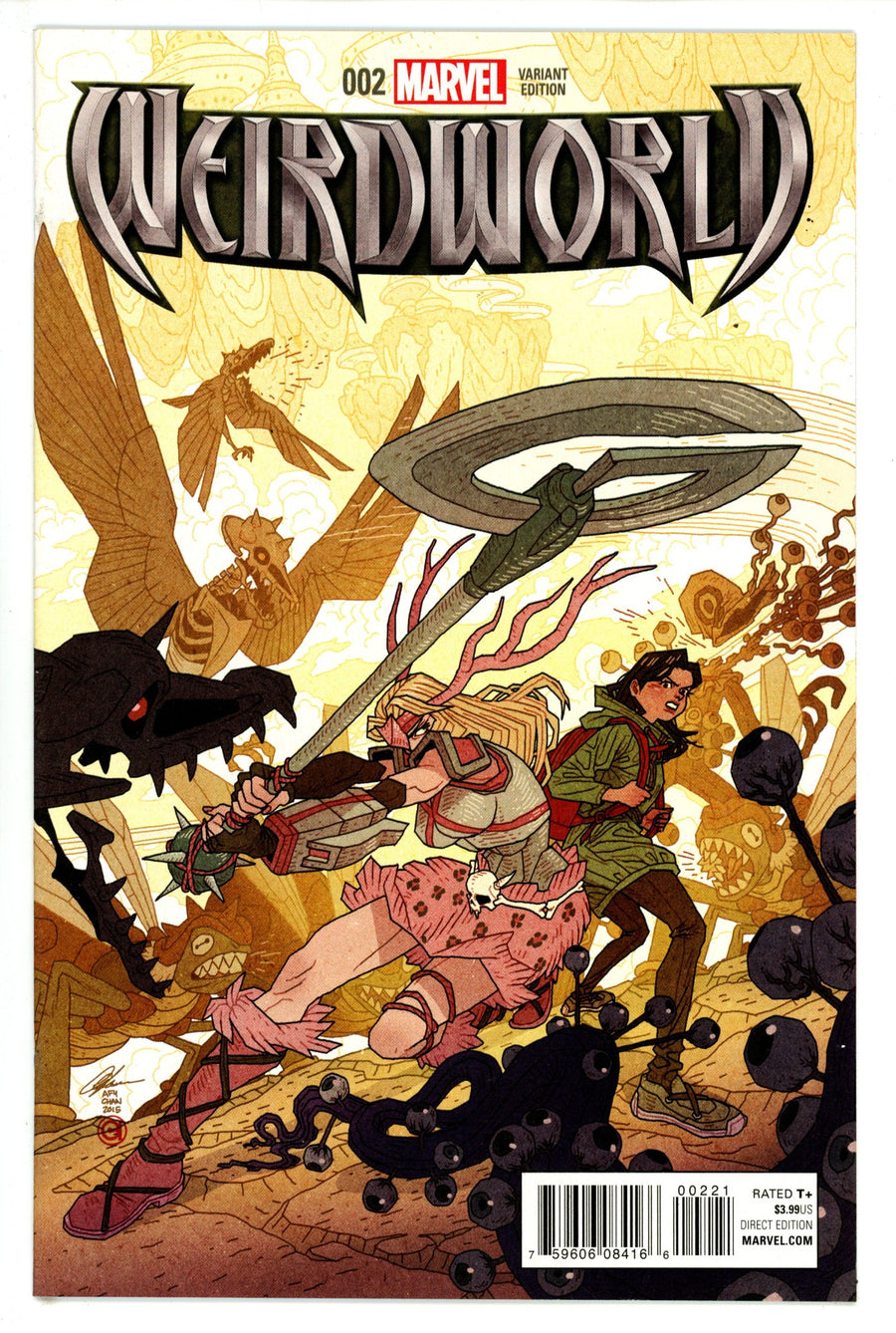 Weirdworld Vol 2 2 High Grade (2016) Chan Incentive Variant 