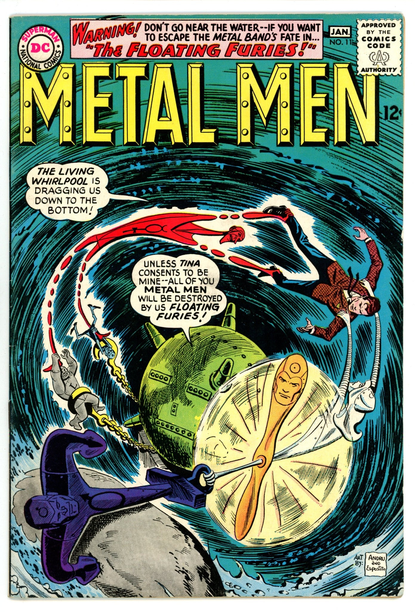 Metal Men Vol 1 11 FN/VF (7.0) (1964) 