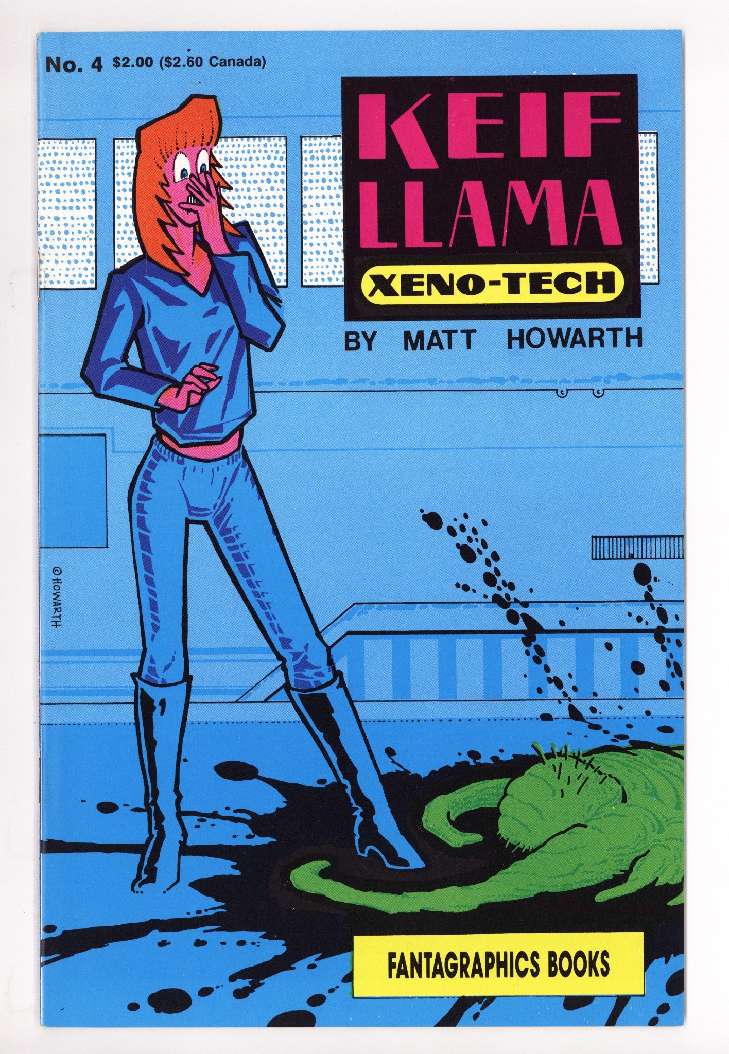 Keif Llama -- Xeno-Tech Vol 1 4 High Grade (1988) 