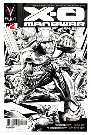 X-O Manowar Vol 3 2 High Grade (2012) 2nd Print