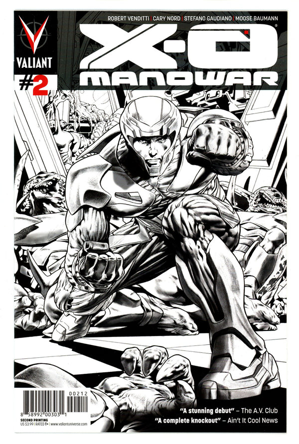 X-O Manowar Vol 3 2 High Grade (2012) 2nd Print