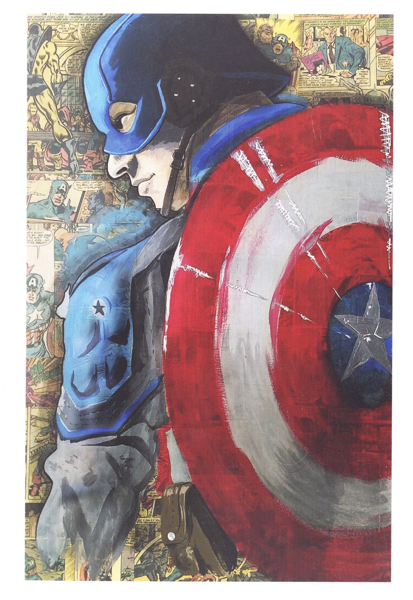 Captain America Metal Print         ()        