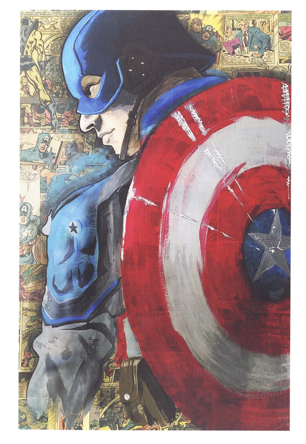 Captain America Metal Print ()