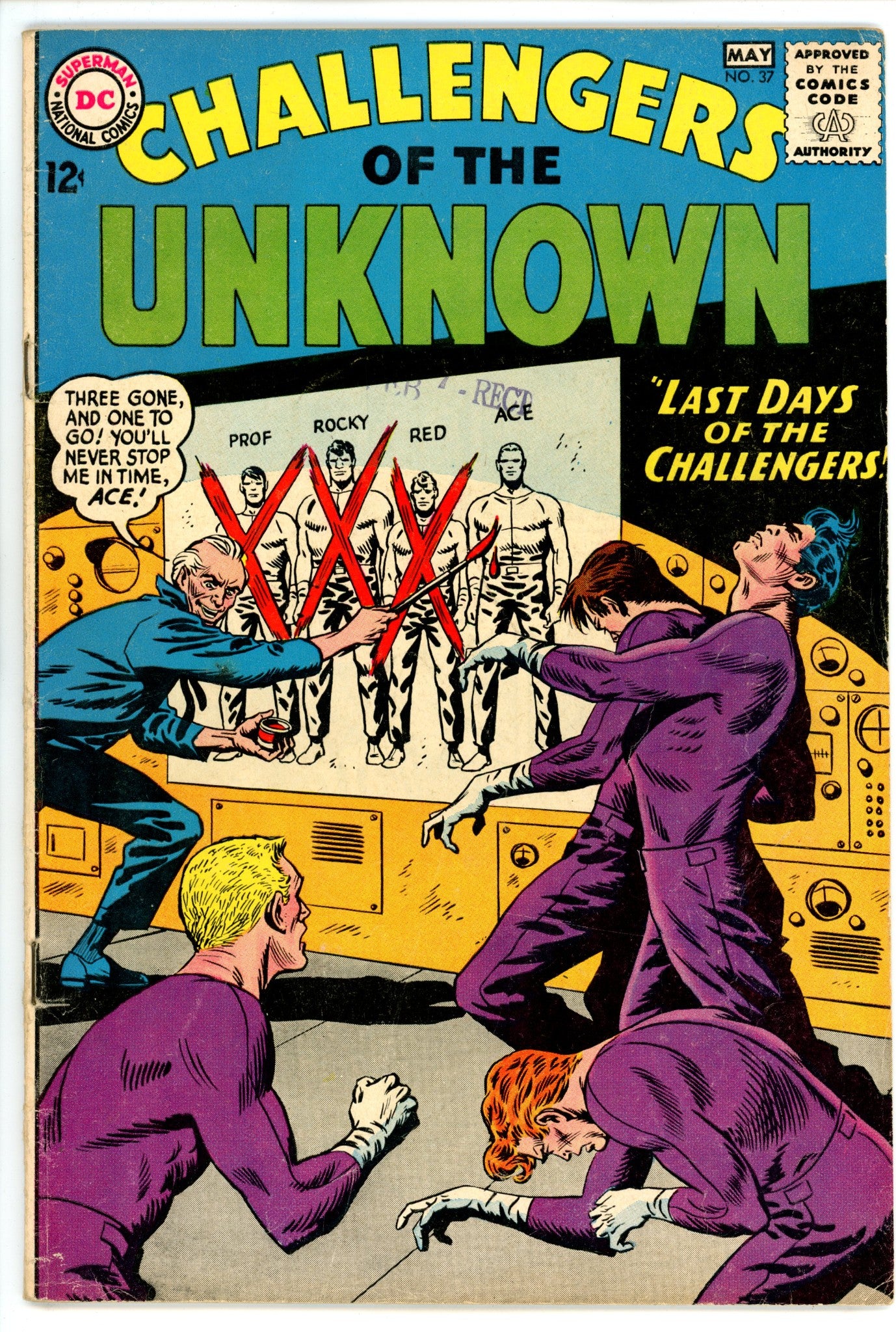 Challengers of the Unknown Vol 1 37 VG+ (4.5) (1964) 
