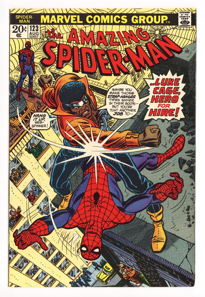 The Amazing Spider-Man Vol 1 123 FN+ (6.5) (1973) 